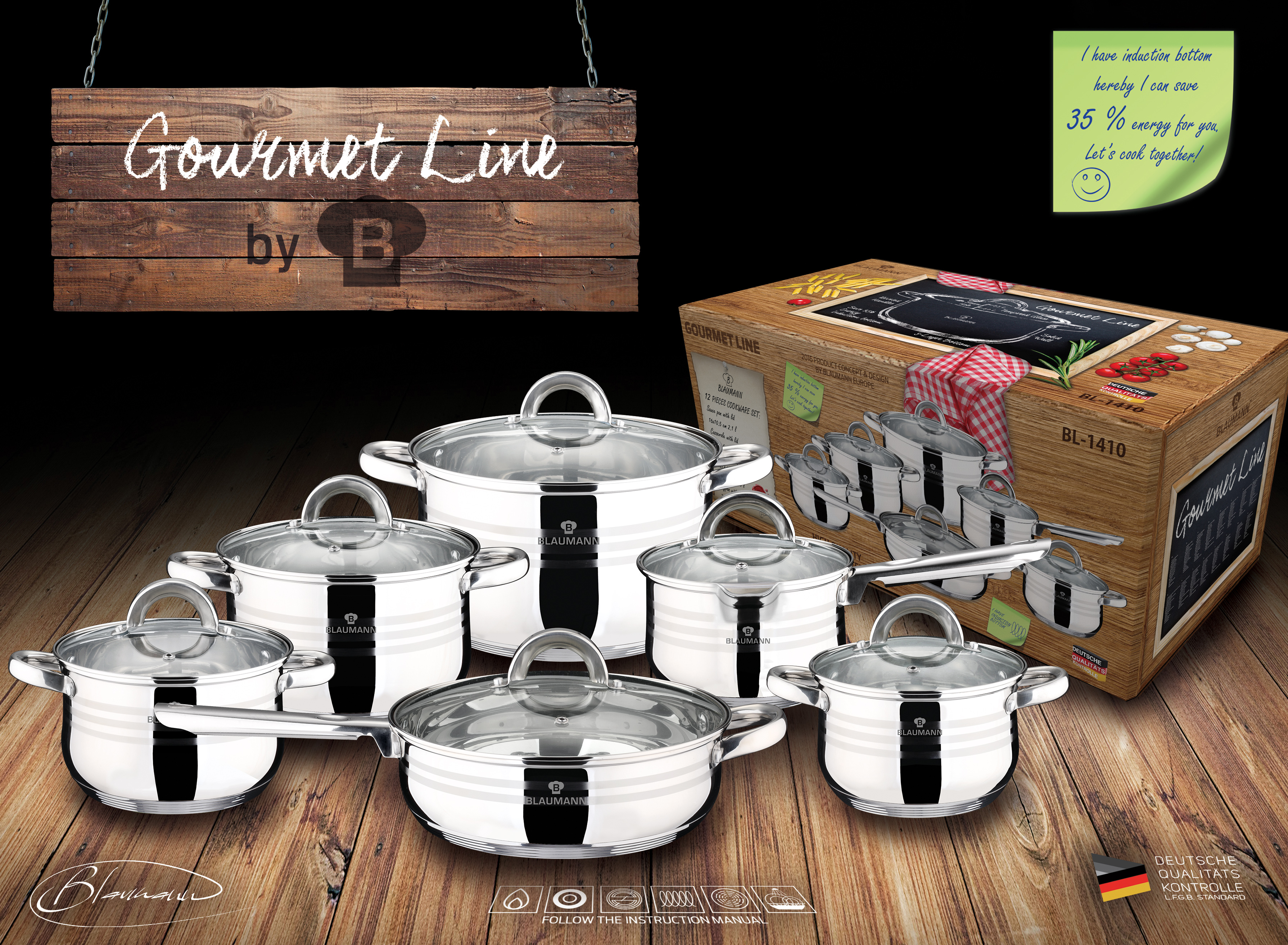 BL-1410 Gourmet Line szett hangulat