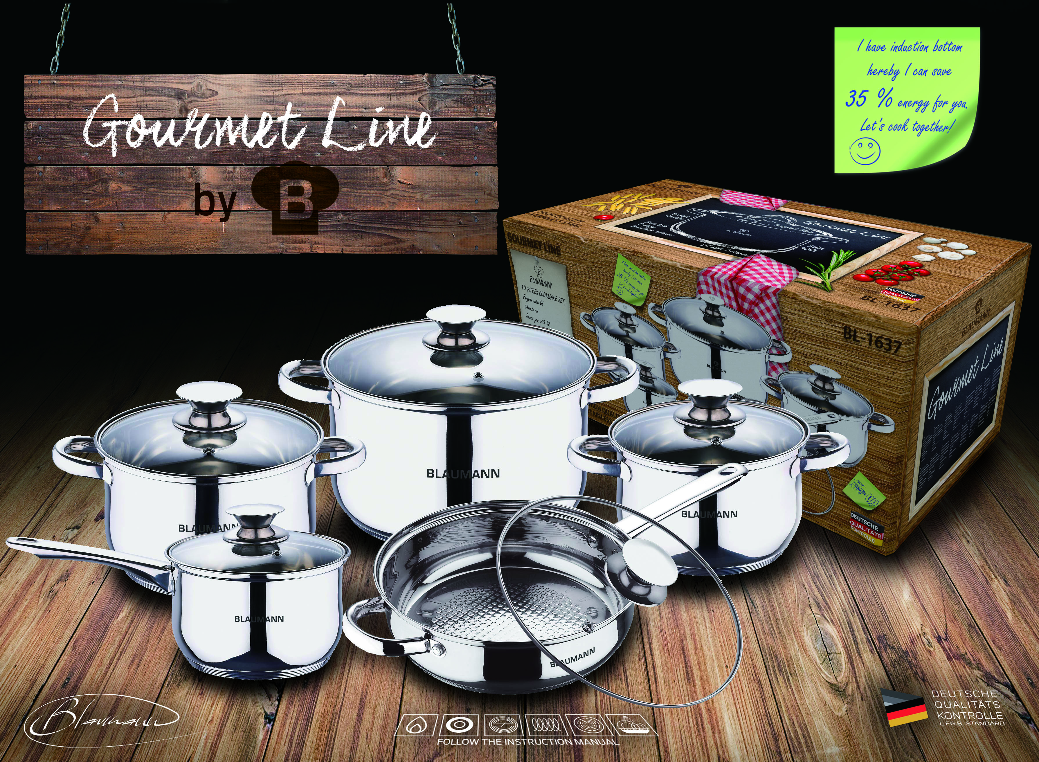 BL-1637 Gourmet Line szett hangulat