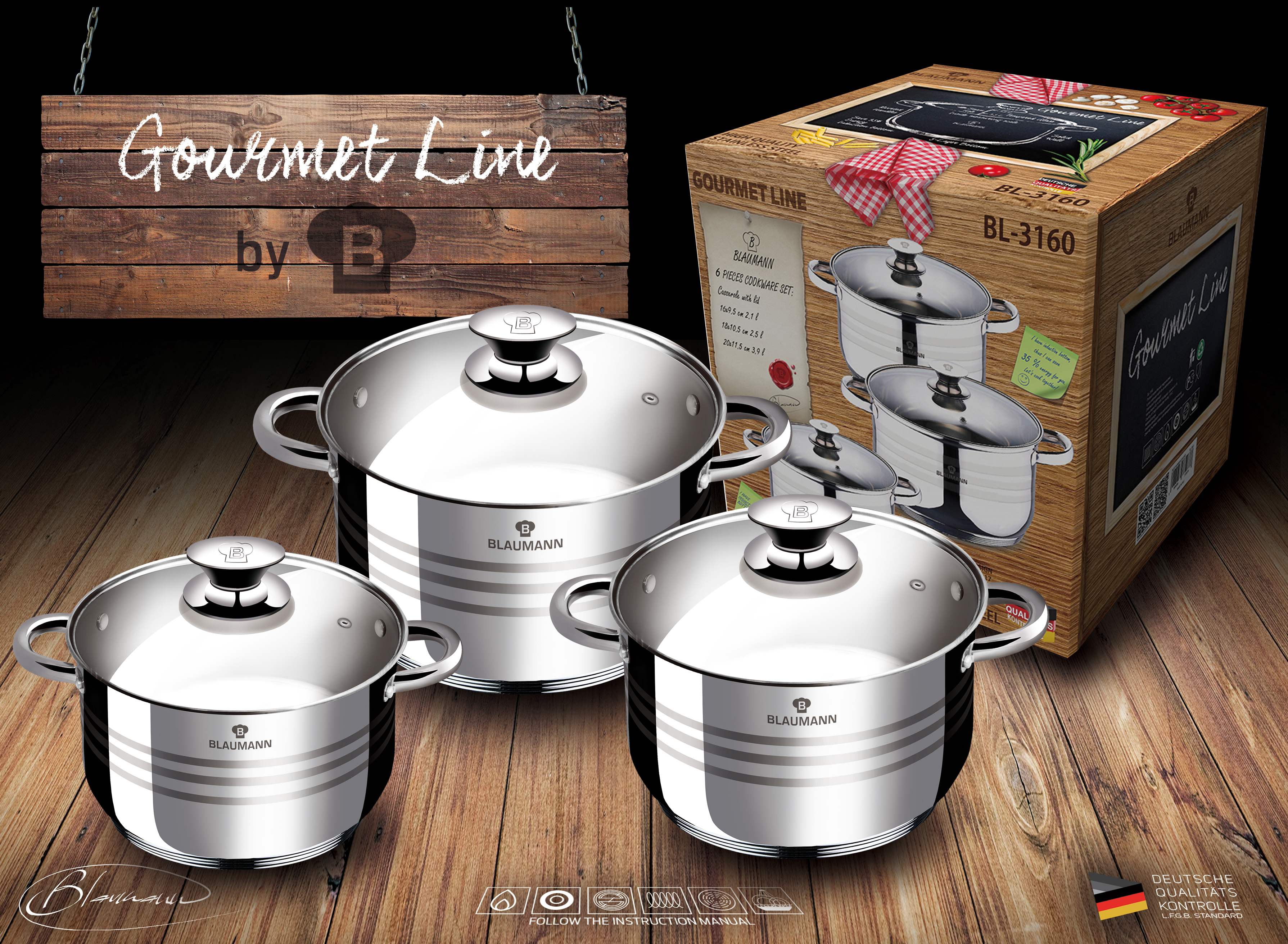 BL-3160 Gourmet Line szett hangulat